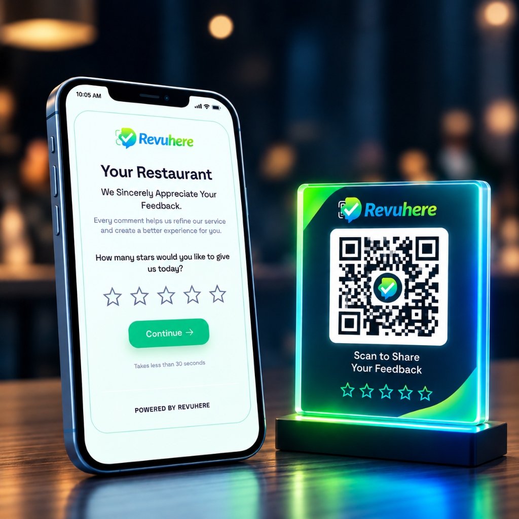 Seamless Tabletop QR Feedback Experience